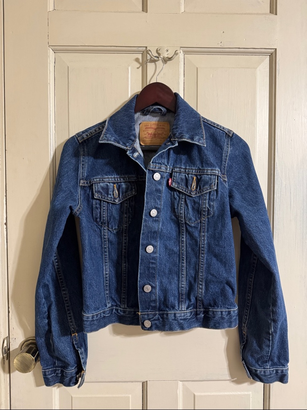 Levi's Dark Blue Denim Trucker Jacket